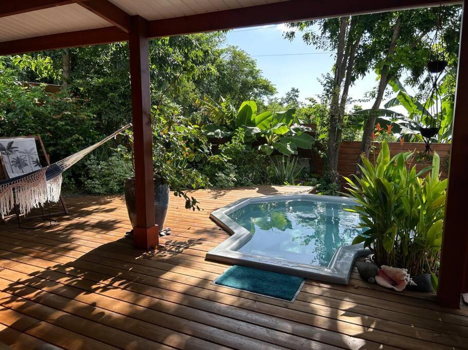 Bungalow, Gite Les Fleurs Du Colibri Bouillante Exterior photo